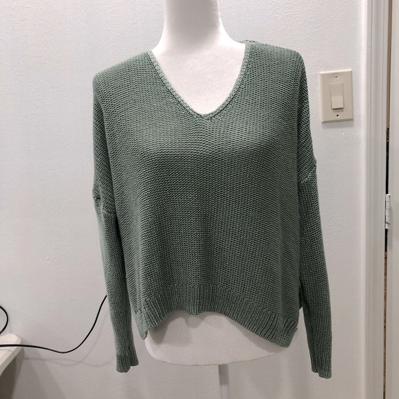 H&M knitted cropped sweater pullover - Picture 1 of 4